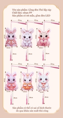 Đèn Trung thu Thỏ Ngọc hot trend 2024 (06 mẫu)