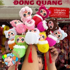 Lồng đèn Thú bông vải xếp