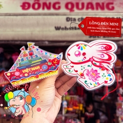 Combo lồng đèn mini nhựa 2 mảnh