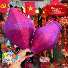 Lồng đèn Hội An vải gấm - dáng na