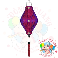 Lồng đèn Hội An vải gấm - dáng na