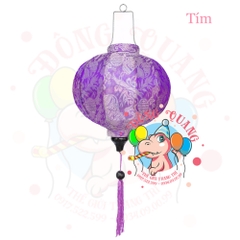 Lồng đèn Hội An vải gấm - dáng tròn