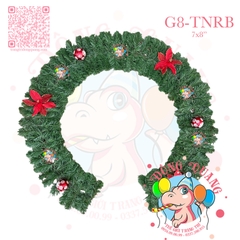 Dây trang trí thông xanh trạng nguyên