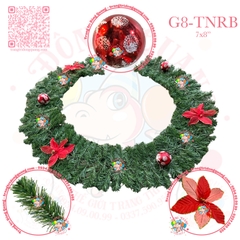 Dây trang trí thông xanh trạng nguyên