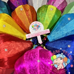 Combo 10 lồng đèn Hội An vải gấm