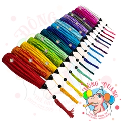 Lồng đèn Hội An vải gấm - dáng tỏi