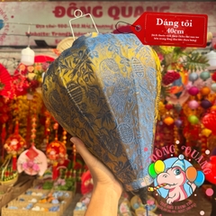 Lồng đèn Hội An vải gấm - dáng tỏi