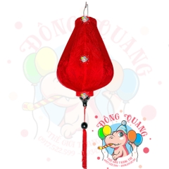 Lồng đèn Hội An vải gấm - dáng tỏi ngược