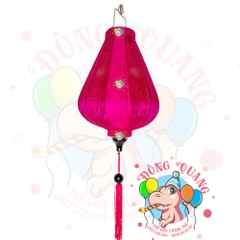 Lồng đèn Hội An vải gấm - dáng tỏi ngược