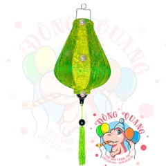 Lồng đèn Hội An vải gấm - dáng tỏi ngược