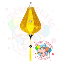 Lồng đèn Hội An vải gấm - dáng tỏi ngược