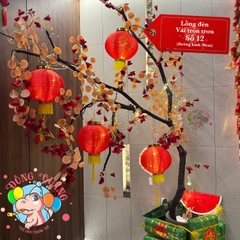 Lồng đèn vải tròn (cặp)