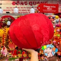 Lồng đèn Hội An vải gấm - dáng tròn