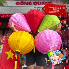 Combo 10 lồng đèn Hội An vải gấm