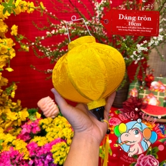 Lồng đèn Hội An vải gấm - dáng tròn