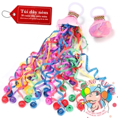 Túi pháo giấy sợi ribbon ném tay