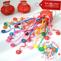 Túi pháo giấy sợi ribbon ném tay