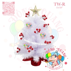 Cây thông mini trắng cherry (TW-R)