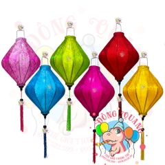 Combo 10 lồng đèn Hội An vải gấm