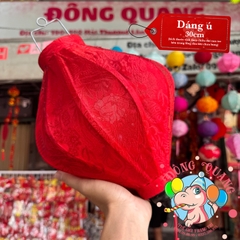 Lồng đèn Hội An vải gấm - dáng ú