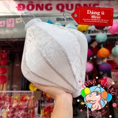 Lồng đèn Hội An vải gấm - dáng ú