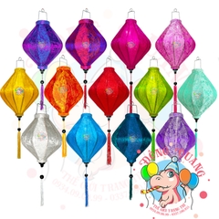 Lồng đèn Hội An vải gấm - dáng ú