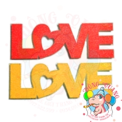 Chữ Love xốp (2 màu)