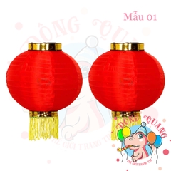 Lồng đèn vải tròn (cặp)