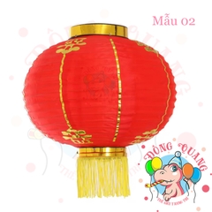 Lồng đèn vải tròn (cặp)