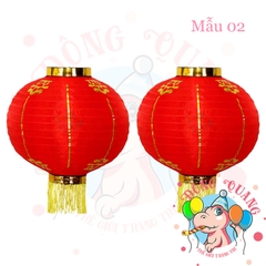 Lồng đèn vải tròn (cặp)