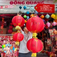 Lồng đèn vải tròn (cặp)