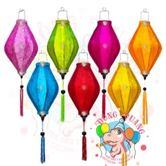 Lồng đèn Hội An vải gấm - dáng na