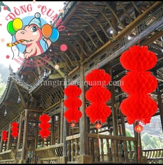 Đèn lồng tổ ong form dày treo ngoài trời