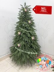 Cây thông PE, PVC lá rủ (cành tự động xoè)