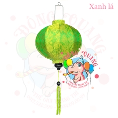 Lồng đèn Hội An vải gấm - dáng tròn