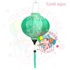 Lồng đèn Hội An vải gấm - dáng tròn