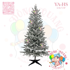 Cây thông 2 loại lá PE, PVC phủ tuyết