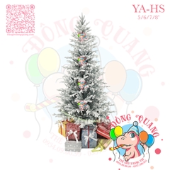 Cây thông 2 loại lá PE, PVC phủ tuyết