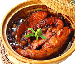 Cá hồi kho tộ