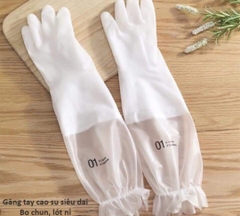 Găng tay lót lông cao su siêu dai
