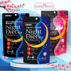 Trà Night Diet Tea Beauty Collagen Orihiro 16 gói Cosin Store