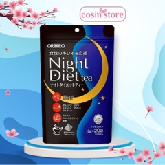 Trà hỗ Night Diet Tea Orihiro 20 gói Cosin Store