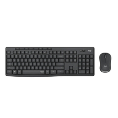 Bộ bàn phím chuột không dây Logitech MK295 (Đen)