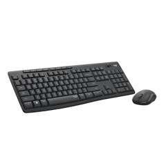 Bộ bàn phím chuột không dây Logitech MK295 (Đen)