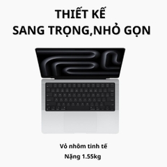 Laptop Apple Macbook Pro M3 Pro MRX63SA/A (11 Core/ 18Gb/ 512GB/ 14.2Inch/ Silver)