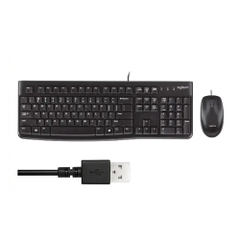 Bộ bàn phím chuột Logitech MK120 (Đen)