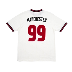 ÁO THUN JERSEY 1ST TAY NGẮN 1999 MADCHESTER TRẮNG
