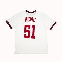 ÁO THUN JERSEY 1ST TAY NGẮN FLAG HỒ CHÍ MINH TRẮNG