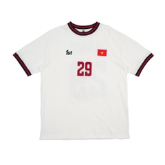 ÁO THUN JERSEY 1ST TAY NGẮN FLAG HÀ NỘI TRẮNG