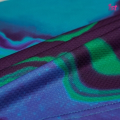 Áo thi đấu Topenland Bình Định 2022 màu xanh loang